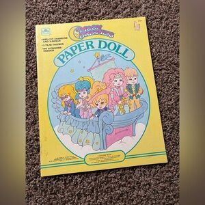 Vintage Moon Dreamers Hasbro 1987 Paper Dolls Little Golden Book Moondreamers